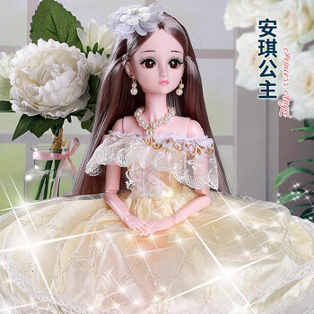 60厘米超大古代芭比娃娃套装女孩公主玩具古装衣服礼盒洋娃娃礼物安琪