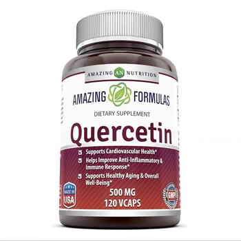 k美国原装进口槲皮素胶囊呼吸系统免疫肺部保养120粒