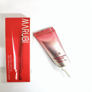 丸美(marubi) 丸美小红笔多重胜肽紧致淡纹眼霜5g×5抗皱细纹小样 25g