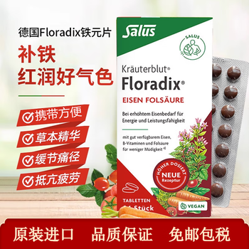 德国Floradix铁元液红铁补铁口服液孕妇补铁片补血补气改善缺铁性贫血 经典红铁片 84粒【图片 价格 品牌 报价】-京东