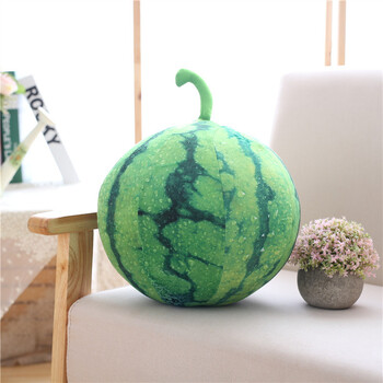 创意仿真西瓜水果抱枕 家居靠垫生日 夏季活动礼品 女生礼物 西瓜