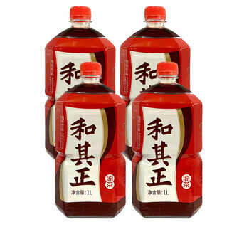 和其正凉茶饮料1升大瓶装1l*8瓶/4瓶草本植物清凉茶饮品 4月新货