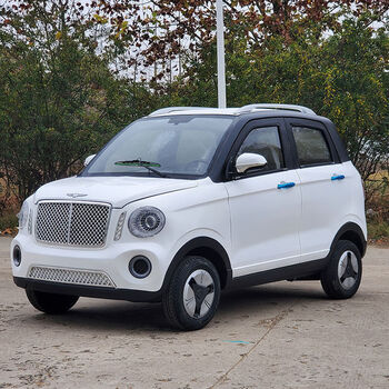 诺普领跑款电动四轮车家用代步油电两用轿车成人电瓶车新能源电动汽车