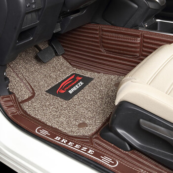 车汇广源广汽本田专用全包围脚垫广本全包汽车脚垫摩卡棕皮革米棕色丝