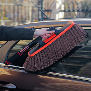 汽车除尘掸子擦车神器洗车用品扫车灰尘掸子车用刷车的刷子蜡拖把豪华