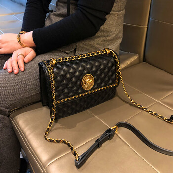 baizili法国品牌真皮女包质感2023新款时尚链条气质百搭单肩包斜挎包