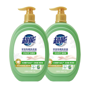 超能手洗专用洗衣液1千克多规格多35活性洁净成分温和贴身内衣1kg手洗