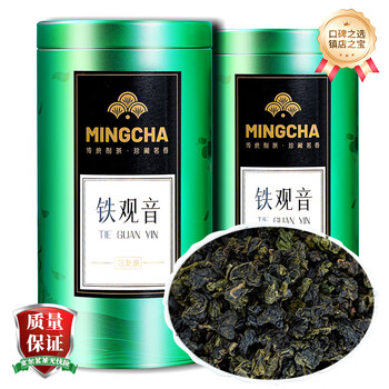 杨昌号正宗安溪铁观音乌龙茶浓香型茶叶新茶兰花香礼盒装送礼自己喝 铁观音(单罐装250g)