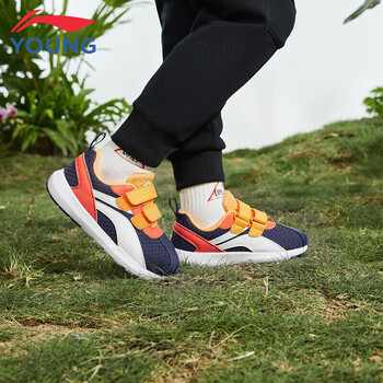 【李宁李宁官方旗舰店童鞋】李宁童鞋儿童运动鞋男女小童鞋轻质舒适网