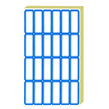 自粘性口取纸手写标价格贴分类贴纸 c103蓝色