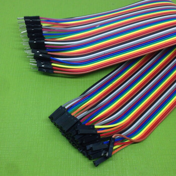 公对母40p杜邦线彩色杜邦线线长30cm12股铜丝一头公一头母