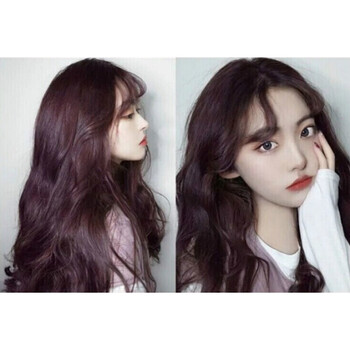 染发剂自己在家染学生彩色雾霾蓝黑脏橘2021流行色雾感星空紫