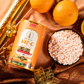 泰国进口皇家维生素c维他命vc片孕妇儿童维c糖果咀嚼片1000粒大瓶泰国