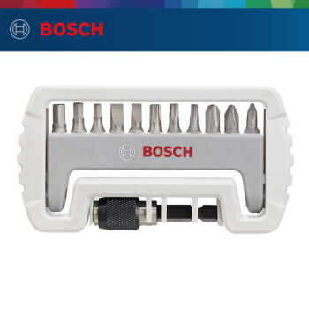 博世（BOSCH）11+1级螺丝批头套装（12件套）S2钢材 长度25mm不同型号