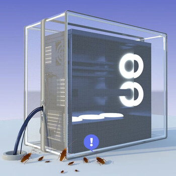 vikes电脑主机防罩蟑螂防尘散热机箱防蟑螂网隔离猫毛全包保护套ps5罩