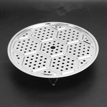 不锈钢蒸盘蒸屉隔水蒸架蒸笼片超大号蒸片宿舍锅隔层蒸格炒锅蒸篦495