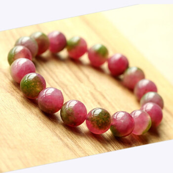 珠宝首饰>水晶玛瑙>手镯/手链/脚链>珠佩丽>珠佩丽新款西瓜玉髓手链