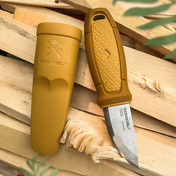 yzyq瑞典mora莫拉刀冒险家挂绳版户外装备野营工具随身高硬度小深卡其