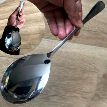 分餐勺特大号公用勺分菜勺不锈钢大勺子长柄餐勺分餐勺大公勺超大号