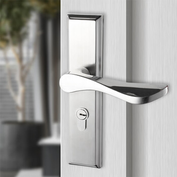 梅花（BLOSSOM）室内门锁 单舌卧室门锁房门锁木门锁不锈钢卫生间锁具5040-221