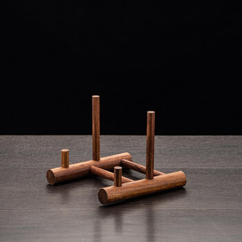 普洱茶托架 容山堂鸡翅木茶饼架普洱茶架子多层支架盘子摆放托架茶叶