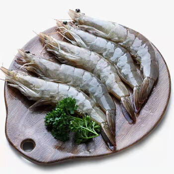 盐田海洋大虾青虾白虾净重3斤新鲜船冻大冻虾冷冻盐冻海虾盐对虾3040
