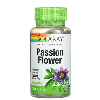 美国西番莲,350 毫克,100 粒素食胶囊 100计数