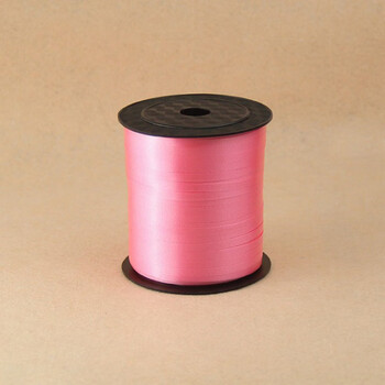 5mm*250码塑料丝带婚庆节庆生日装饰蛋糕绳子绑绳扎气球彩带 粉色 5筒