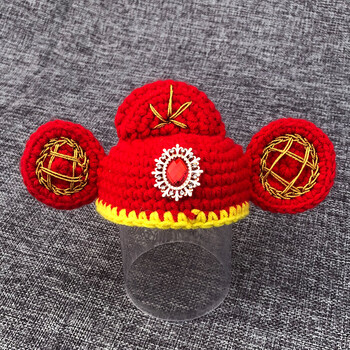 官方旗舰蔚来商城nomi帽子es6ec6纯手工制作装饰帽es8配件不伤头财神