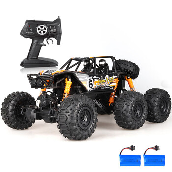 凯乐斯（KAILESI）橙色48cm六驱水陆两用2.4G攀爬车超大越野儿童玩具车男孩新年礼物