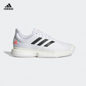 Adidas 阿迪达斯 approach 18年春季男款运动鞋 休闲低帮耐磨网球鞋 CM7757煤黑/亮白/大红 40