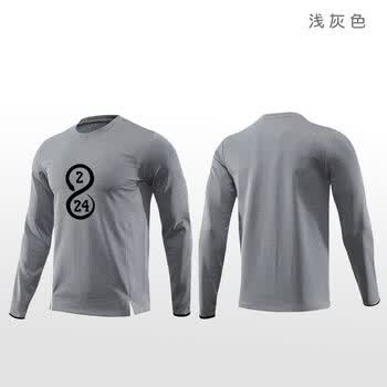 顶泷湖r队科侠纪念t恤长袖定制曼巴学院长袖上衣运动篮球衣服训练服