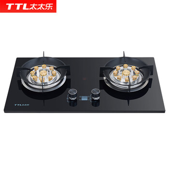 太太乐 TTL 燃气灶煤气灶双灶家用台嵌两用一级能效猛火 双九腔+定时+熄保