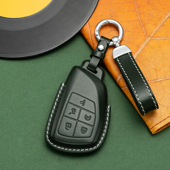 澳颜莱专用于别克昂科威s钥匙套2023款新昂科威plus汽车真皮包壳扣5键