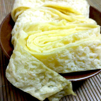 手工自制蛋皮 湖北恩施土特产农家鸡蛋皮子宽豆皮鸡蛋洋芋粉皮 蛋皮