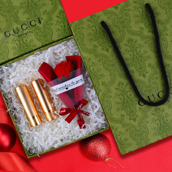 古驰(gucci)生日礼物gucci口红礼盒套装送女友 结婚纪念日送老婆505