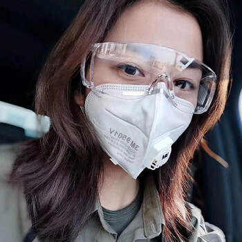 mark story 防雾护目镜 防尘防风沙冲击透明劳保防护眼镜男女骑行 透明(防雾)1副装