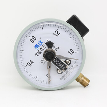 秦仪电接点磁助式压力表水油气真空1.6自动化仪表一厂 非标螺纹请联系