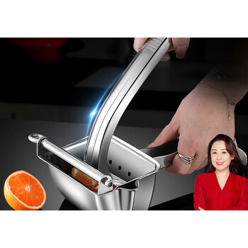 窑百绅猴手动榨汁机挤压器橙汁压榨器316不锈钢水果石榴柠檬榨汁神器