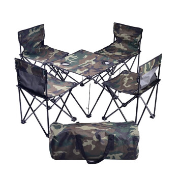 MAKIzaza五件套装折叠桌椅户外野餐用品推荐，价格历史走势可查！