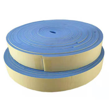 地暖边界保温条 地热pef隔热保温边胶条 缓冲压力自带全胶边角条 蓝色