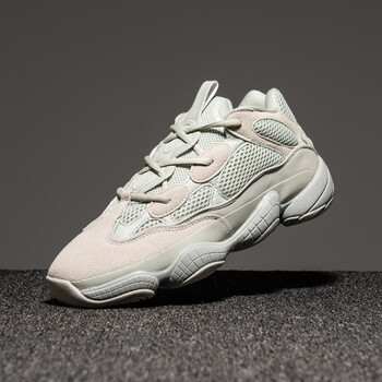 老爹男鞋莆田椰子鞋500情侣款厚底增高男女复古潮流运动休闲鞋子 海盐