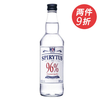 Spirytus 生命之水 伏特加 进口高度烈酒蒸馏酒 75度 500ml*1瓶