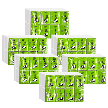 the cheeky panda顽皮熊猫环保竹纤维不想上班手帕纸大包可湿水便携装