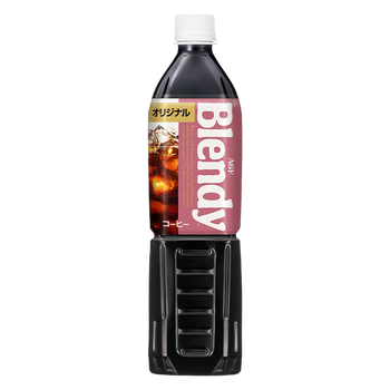 日本进口agf blendy布兰迪美式冰黑即饮咖啡液浓缩饮料瓶装900ml 黄瓶