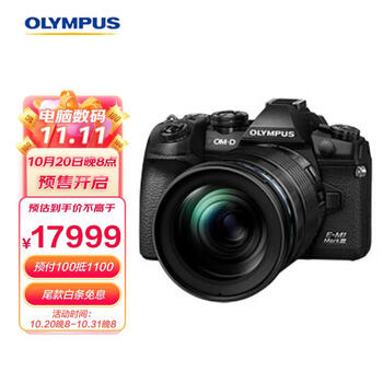 奥林巴斯（OLYMPUS）E-M1 Mark III EM1三代 微单相机 数码相机 微单套机（12-100mm F4 PRO）7.5档机身防抖