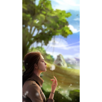 灵笼动漫装饰海报冉冰动漫灵笼墙纸贴纸墙贴画卧室宿舍超大尺寸二次元