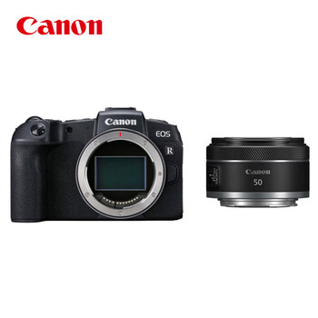 佳能（Canon）EOS RP 全画幅微单数码相机 （约2620万像素/轻巧便携）+RF50mm F1.8 STM定焦镜头