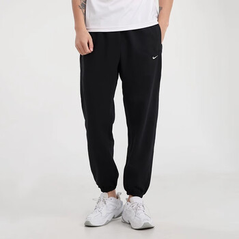 耐克(nike)男裤2024春季新款运动休闲简约舒适松紧收脚长裤ck6366