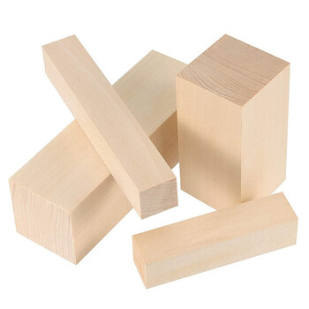 崇朝 椴木方块雕刻料入门练手料椴木原木板长条方条手工diy料木头垫块